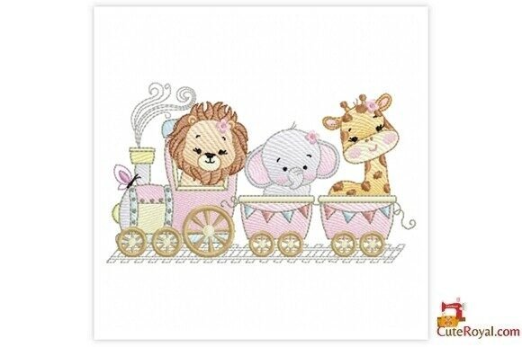 Baby Safari Animals Train: Seasonal Design Review