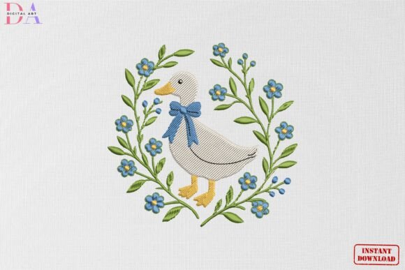 Blue Floral Duck Spring Charm: A Designer Review