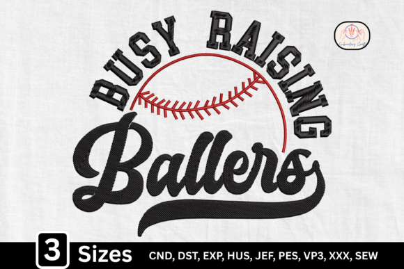 Busy Raising Ballers: Baseball Mom Embroidery Review