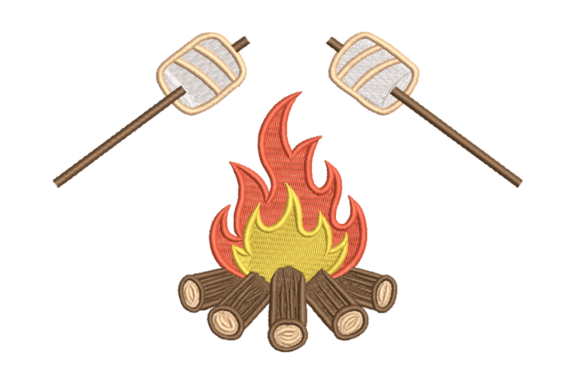 Campfire Marshmallow: A Seasonal Embroidery Review