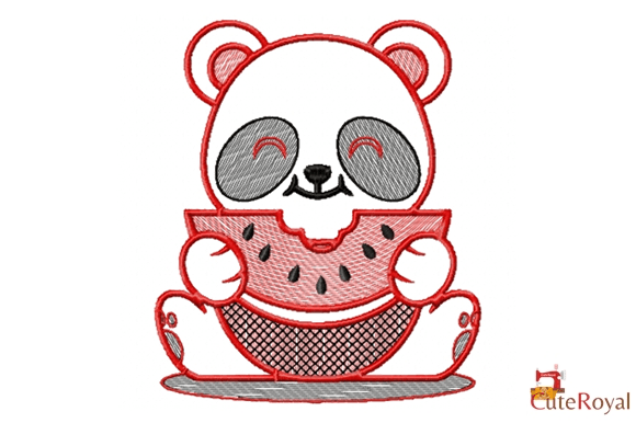 Cute Panda Kawaii with Watermelon: A Designer Review