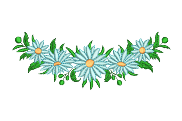 Daisy Floral Border: A Designer’s Apparel Review