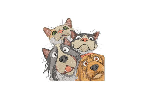 Dogs and Cats: An Embroidery Design Review