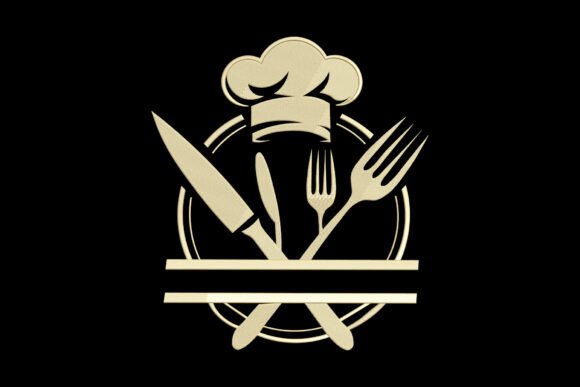 Elegant Chef Monogram for Boutique Apparel