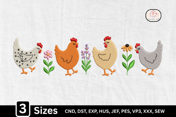 Farm Hen Floral Chicken: Sweatshirt Design Review