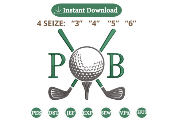 Golf Monogram Design: A Holiday Embroidery Review