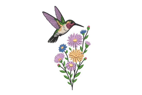 Hummingbird Wildflowers: A Detailed Embroidery Review