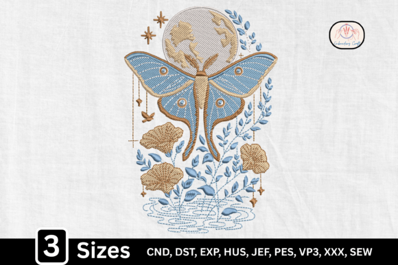 Moon Moth Lunar Floral Butterfly Design Review
