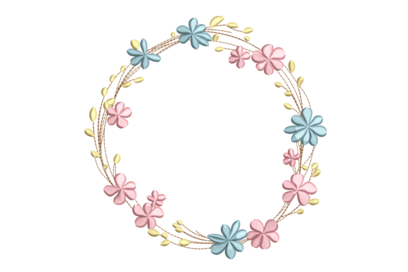 Pastel Floral Wreath: A Designer’s Stitch Review