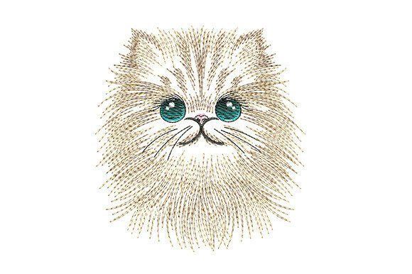 Persian Cat: Minimalist Sweatshirt Embroidery Review