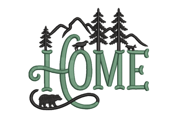 Rustic Mountain Home: An Embroidery Design Review