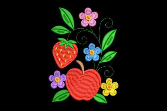 Strawberry Apple Blossom: A Seasonal Embroidery Review