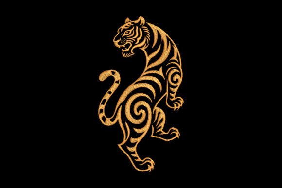 Tribal Tiger: A Seasonal Embroidery Design Review