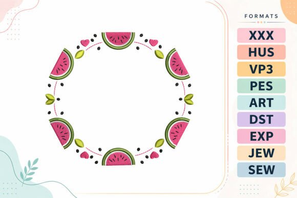 Watermelon Summer Frame: A Seasonal Embroidery Review